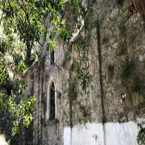 De kerk van de Gedaanteverandering van de Verlosser in Potami, Samos